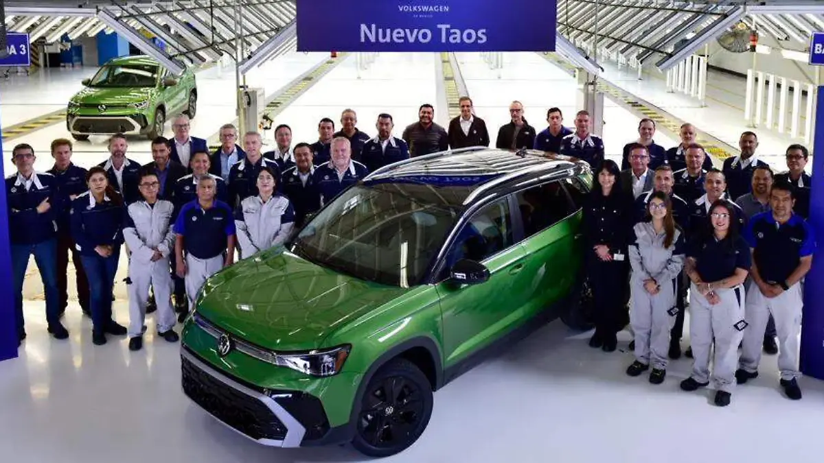 Volkswagen de México inicia la producción de su Nuevo Taos en Puebla